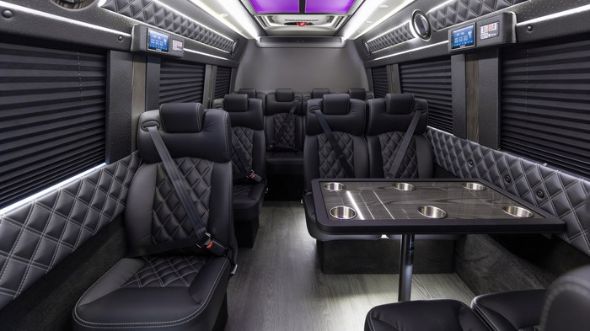 modesto 15 passenger sprinter van interior