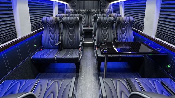modesto 20 passenger sprinter van interior