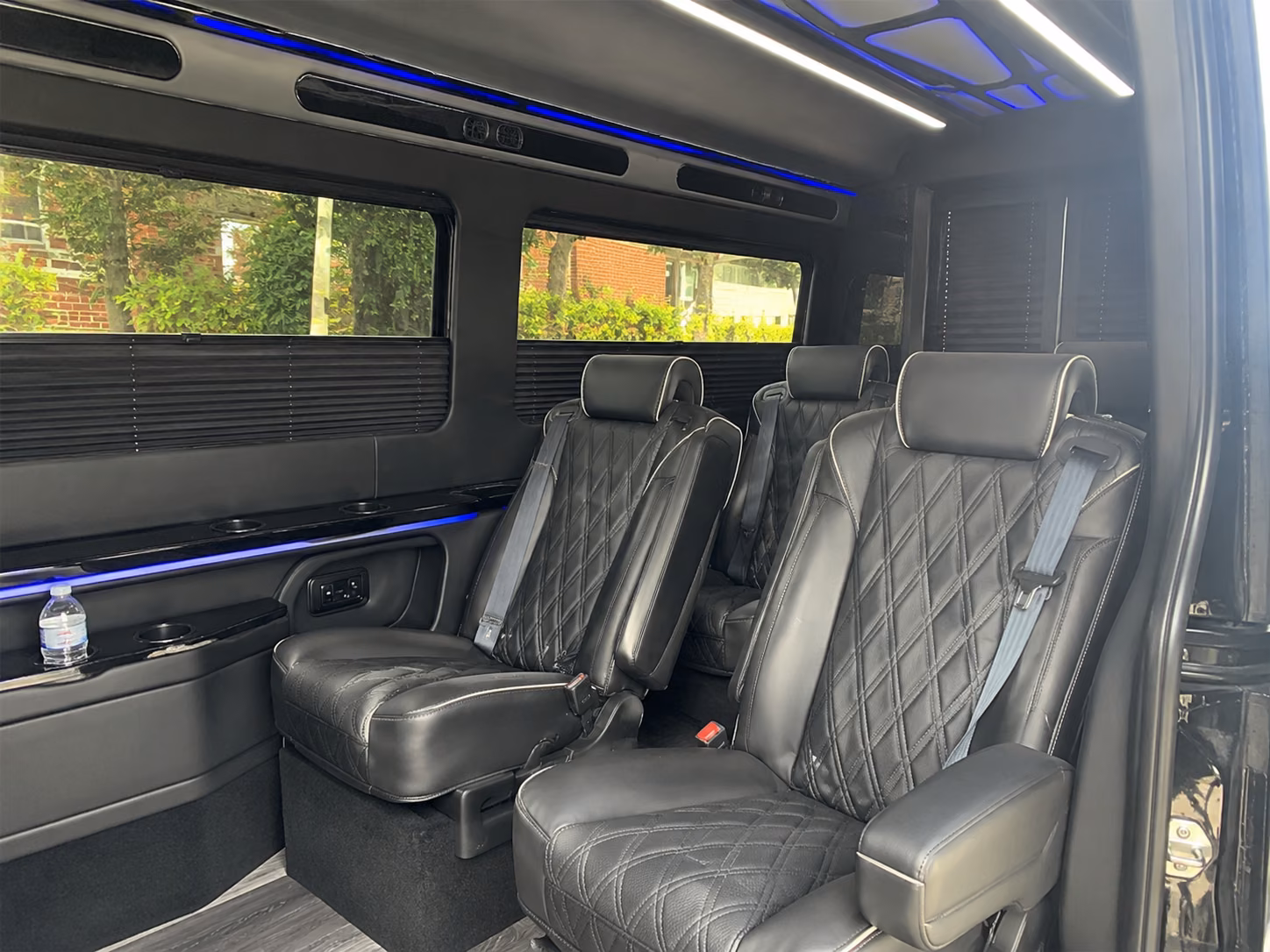 modesto 10 passenger sprinter van inside