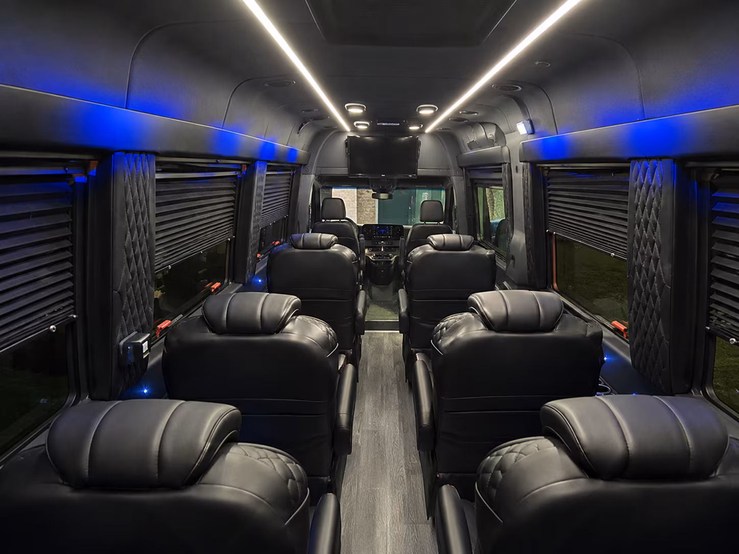 modesto 15 passenger sprinter van inside