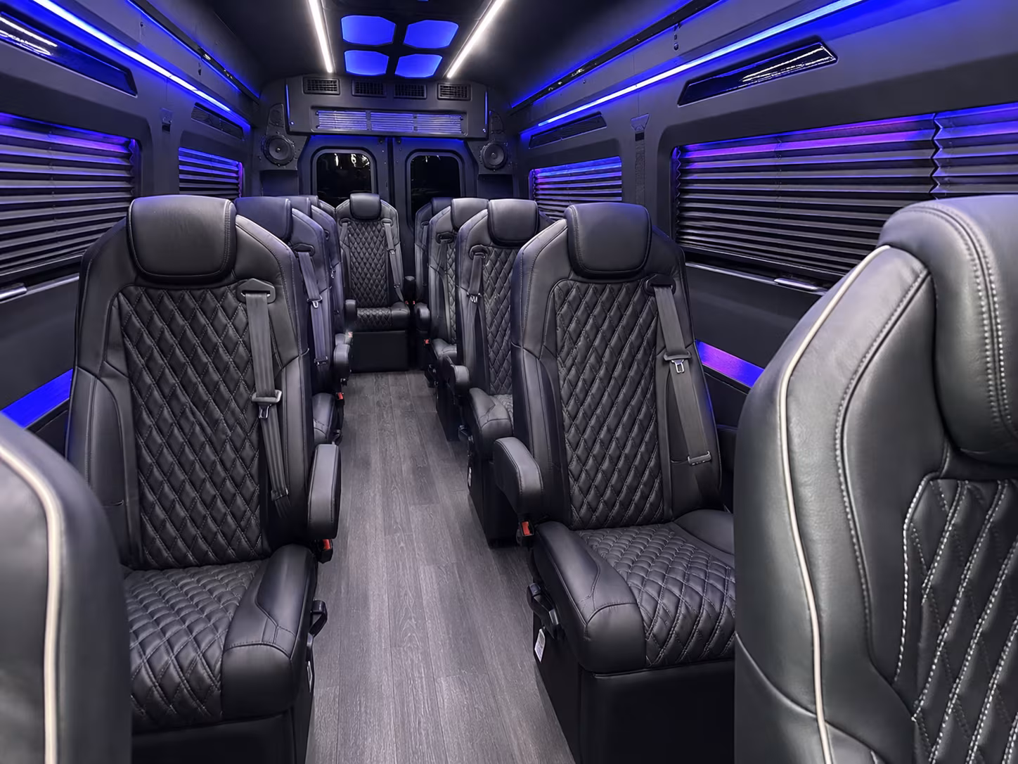modesto 15 passenger sprinter van interior