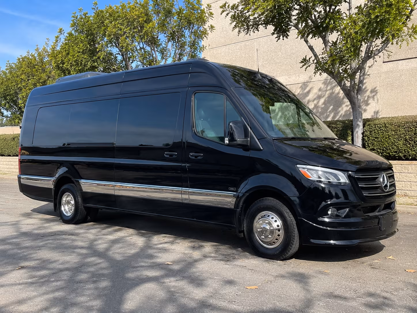 modesto 18 passenger sprinter van