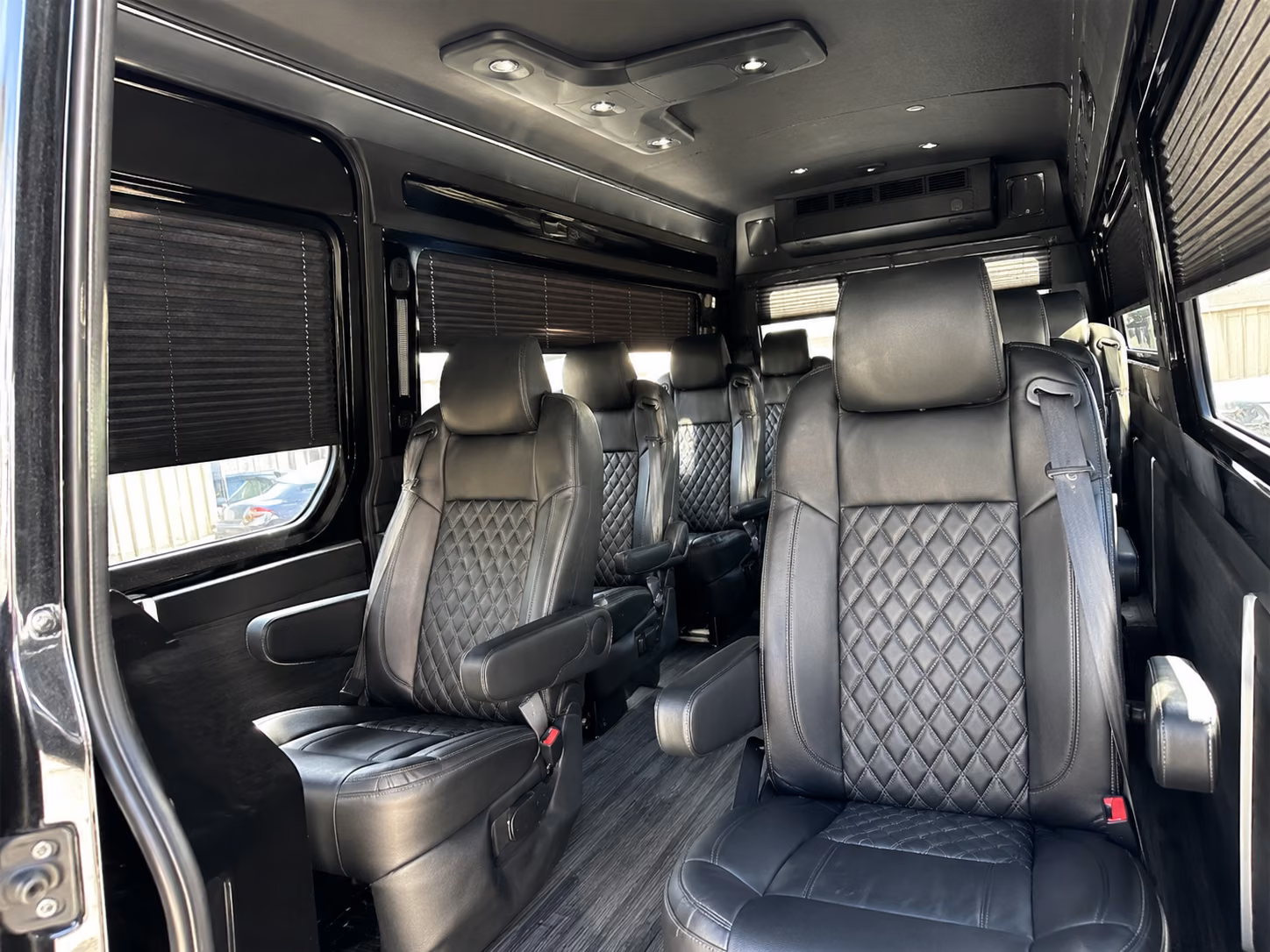 modesto 20 passenger sprinter van interior