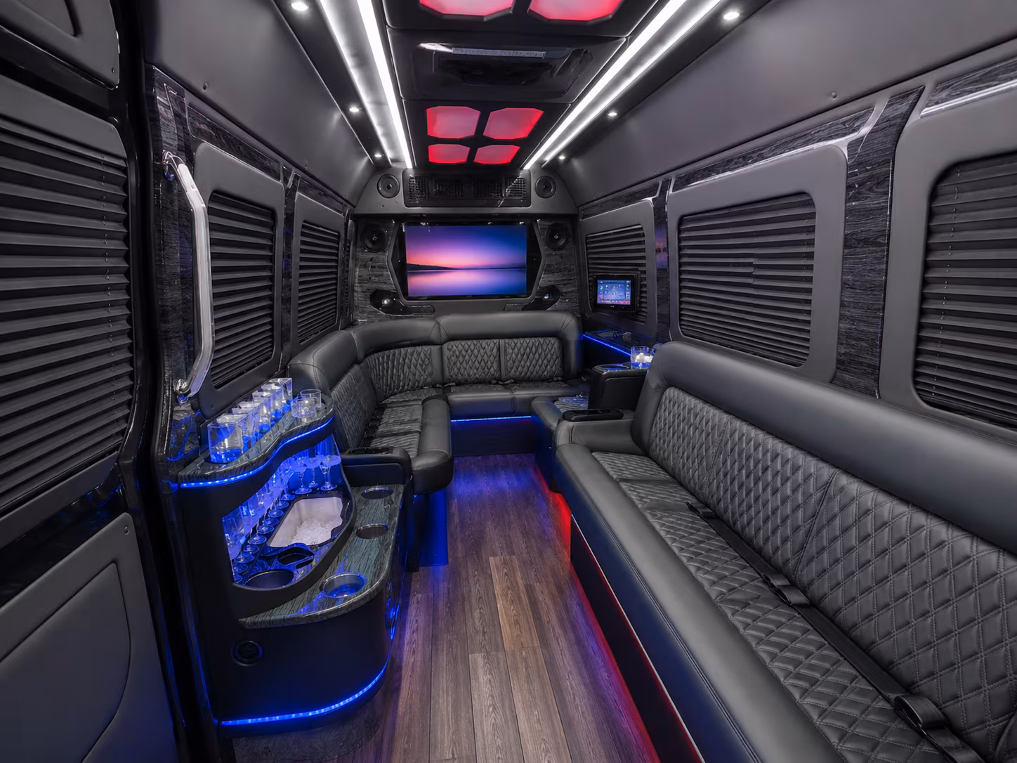 modesto sprinter limousine inside