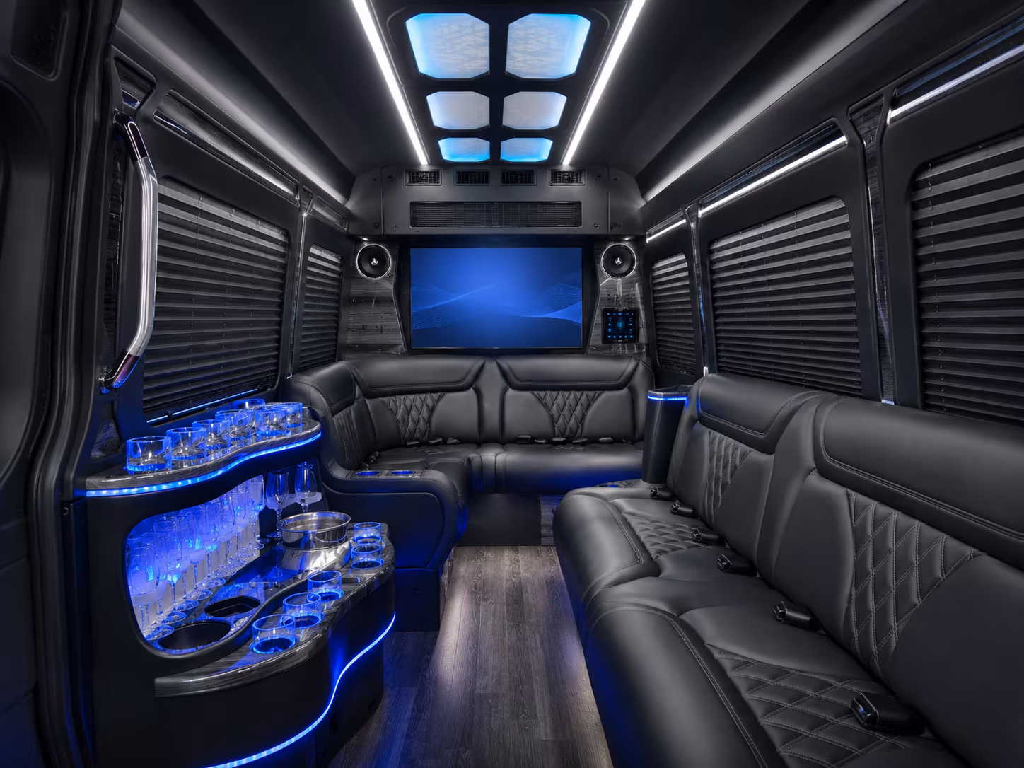 modesto sprinter limousine interior