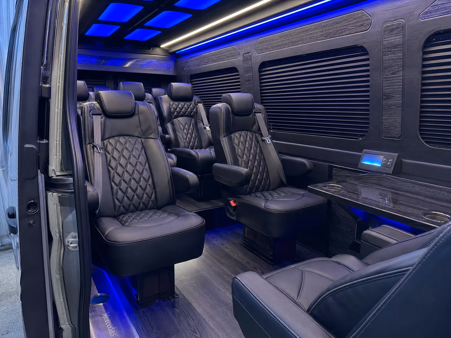 sprinter van transportation for groups and events across modesto